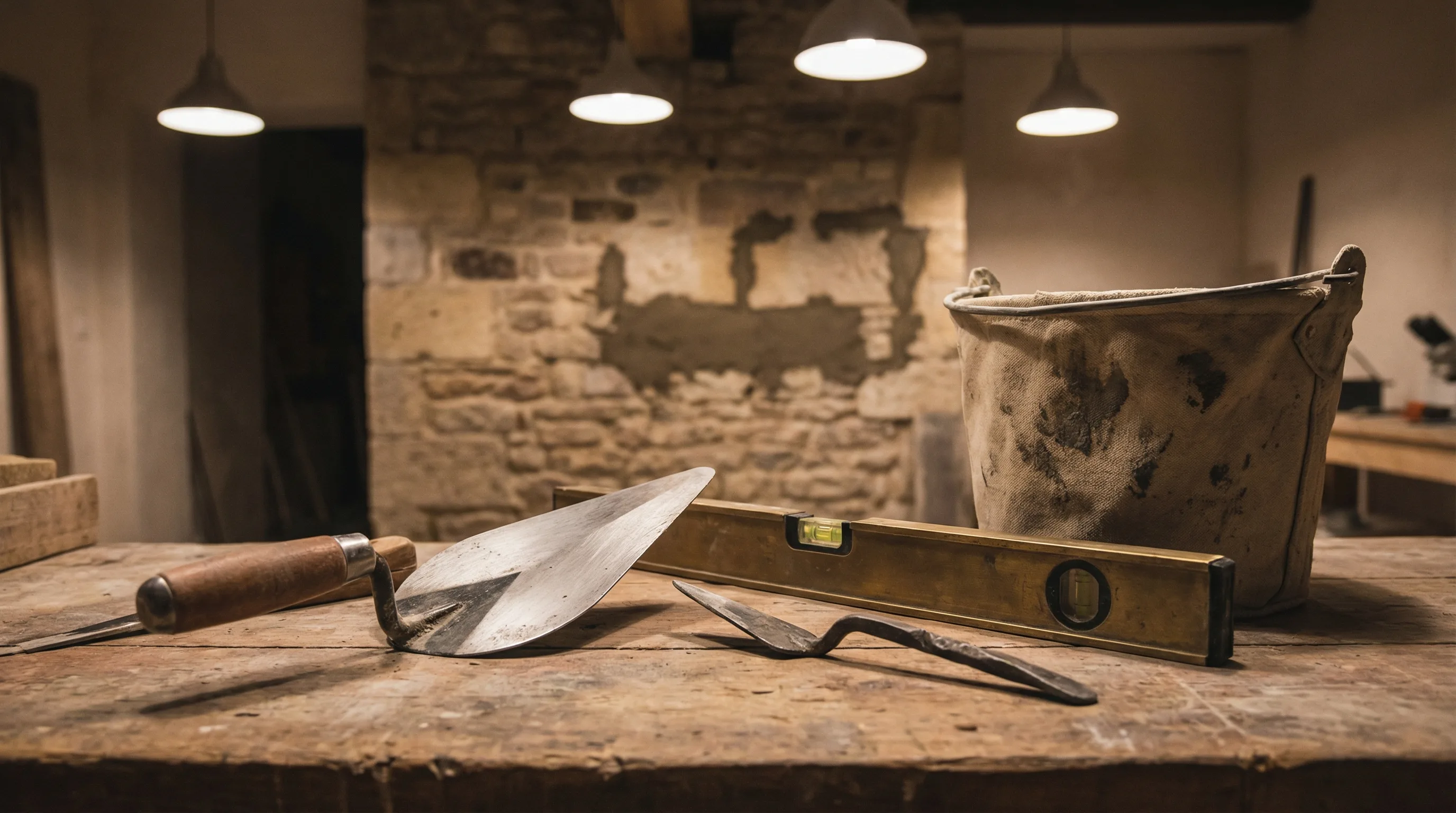 Ravalement de facade - outils et materiaux